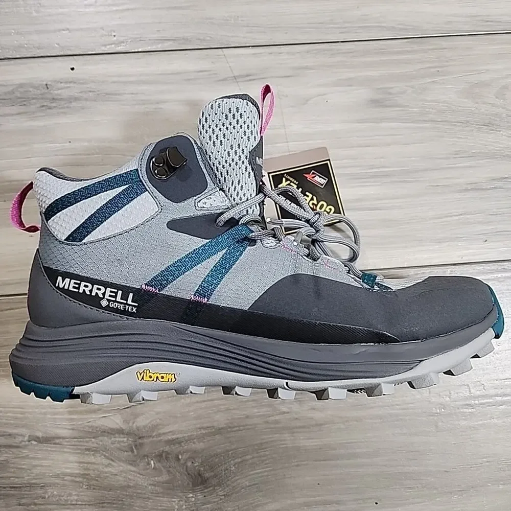 Merrell Hiking Boots Women's 11 Gray Siren 4 Mid Goretex New